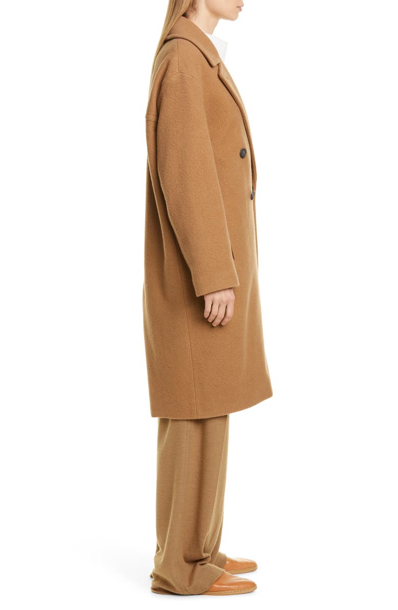 Vince Double Breasted Wool Blend Coat, Alternate, color, 