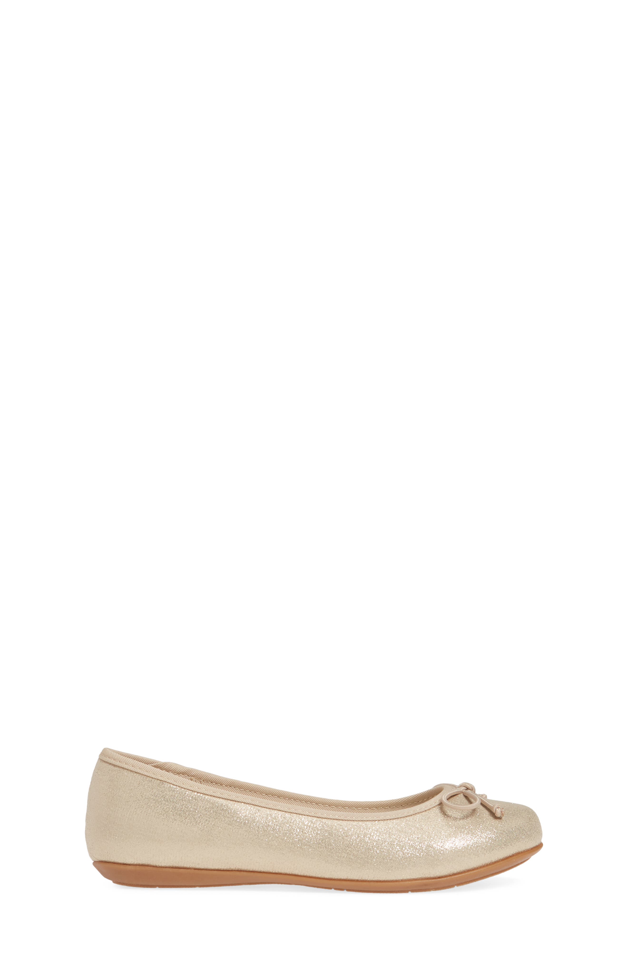 Ballet Flat, Alternate, color, GOLD SHIMMER FABRIC