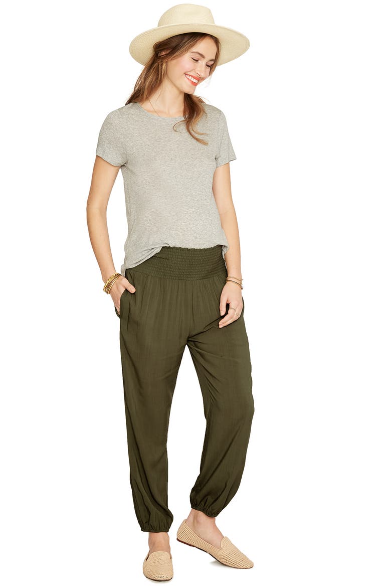 Weekend Pants, Alternate, color, MOSS