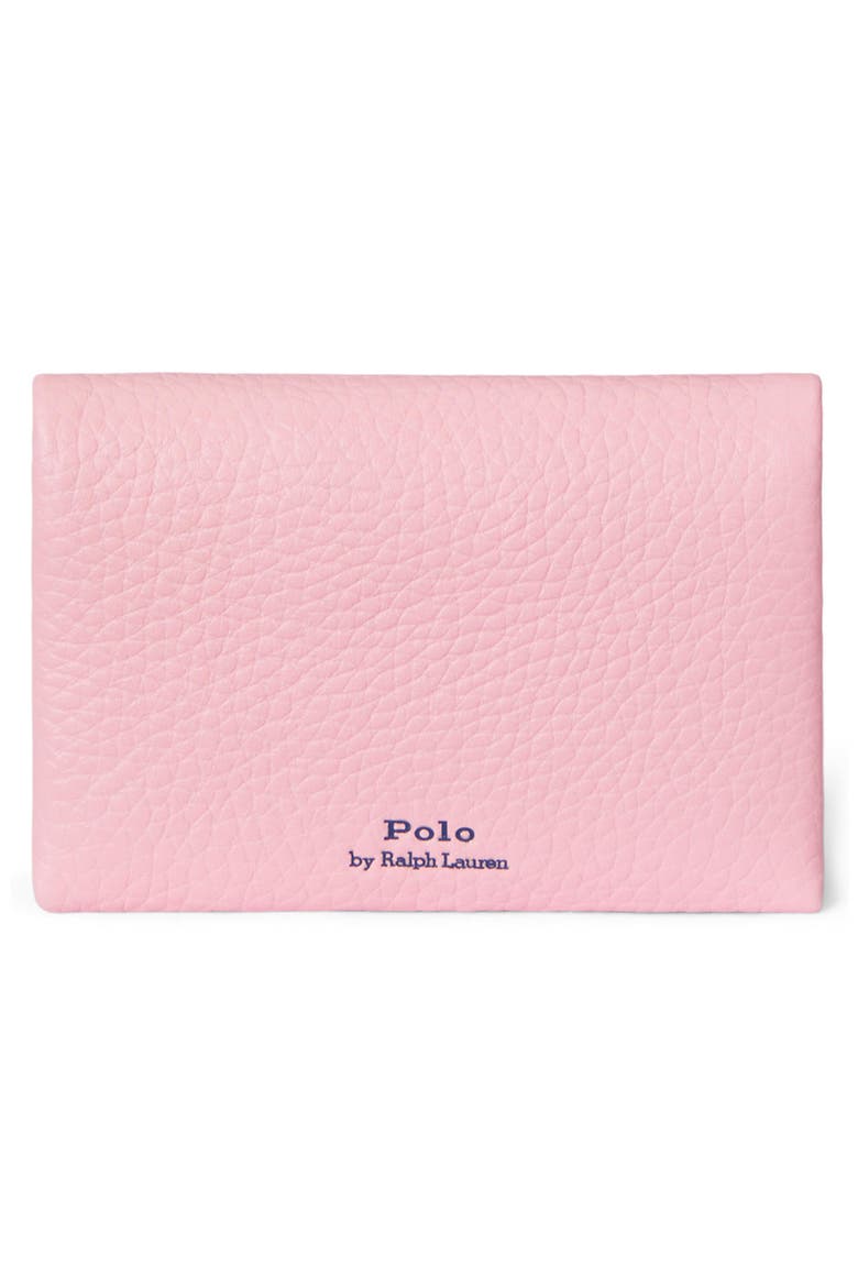 Polo Play Leather Card Case, Alternate, color, COTTON CANDY