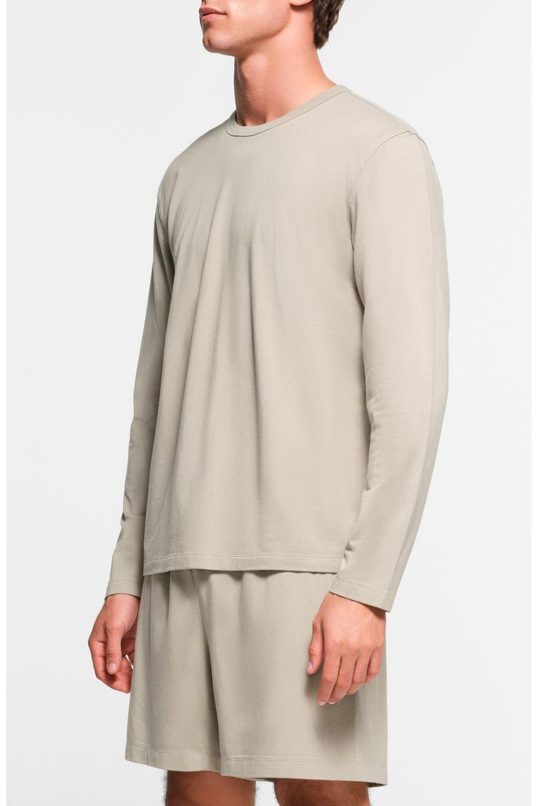 Relaxed Long Sleeve Jersey T-Shirt, Alternate, color, SHALE