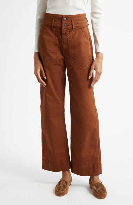 Veronica Beard Hilde Ankle Wide Leg Pants
