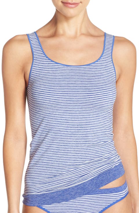 Stripe Two-Way Seamless Tank