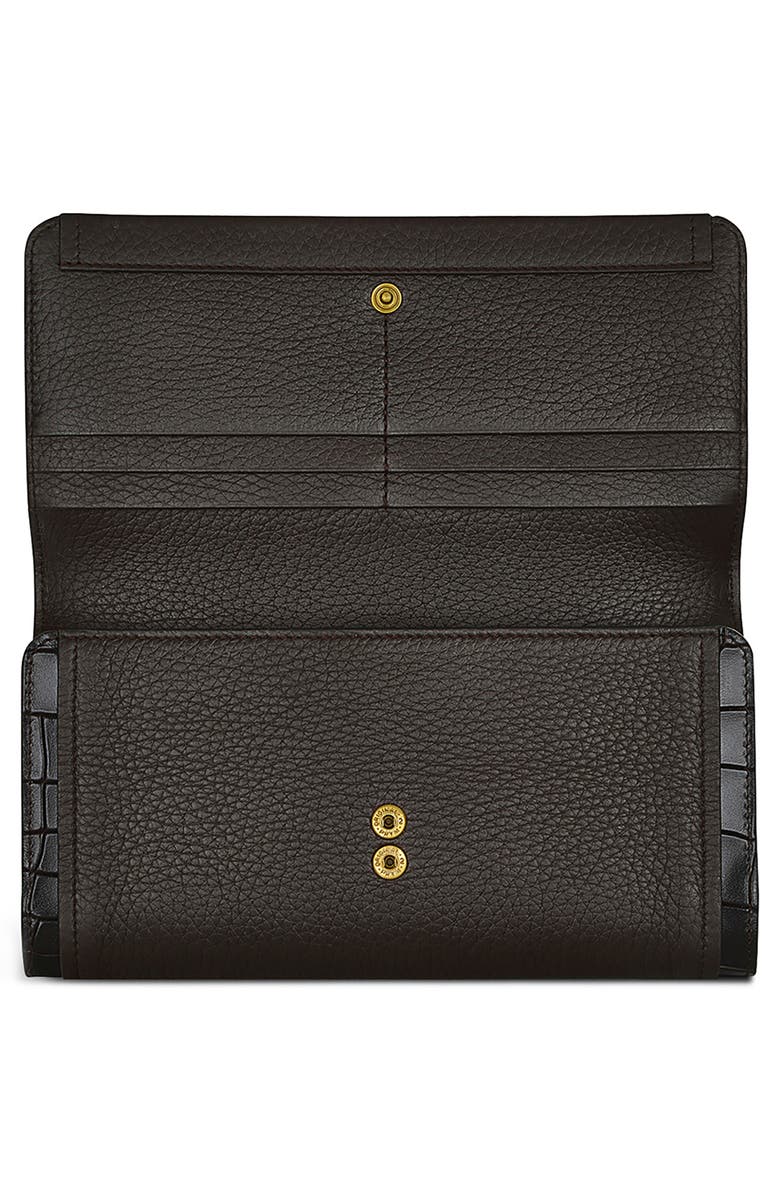 Radley Baylis Road 2.0 Flap Leather Wallet, Alternate, color, Dark Oak