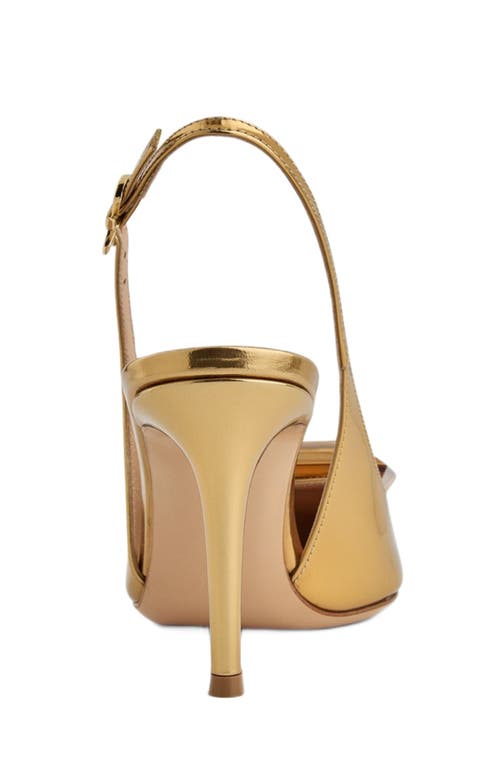 Gianvito Rossi Jaipur Sling In Gold