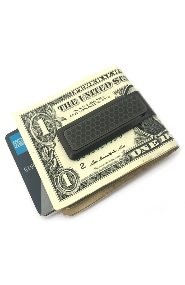M-Clip<sup>®</sup> Stainless Steel Honeycomb Money Clip, Alternate, color, Black