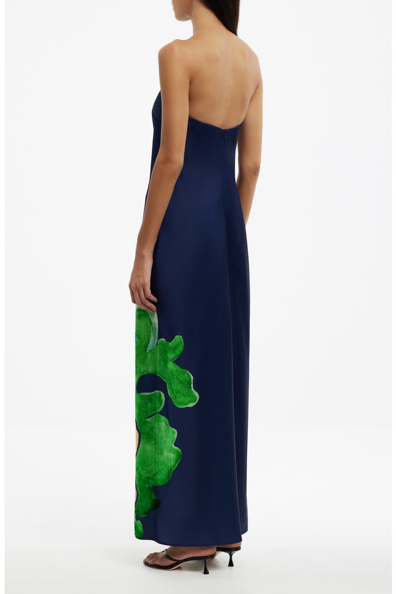Esme Strapless Dress, Alternate, color, APPLE DAZE FLORAL