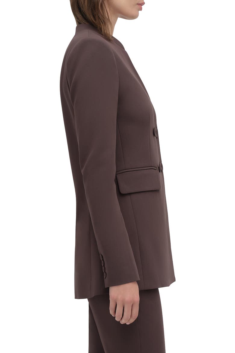 The Celeste Double Breasted Blazer, Alternate, color, ESPRESSO