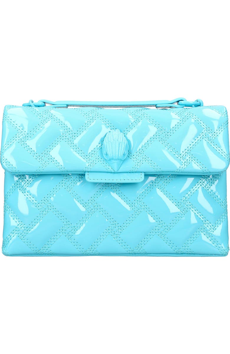 Kurt Geiger London Medium Kensington Drench Leather Convertible Shoulder Bag, Main, color,