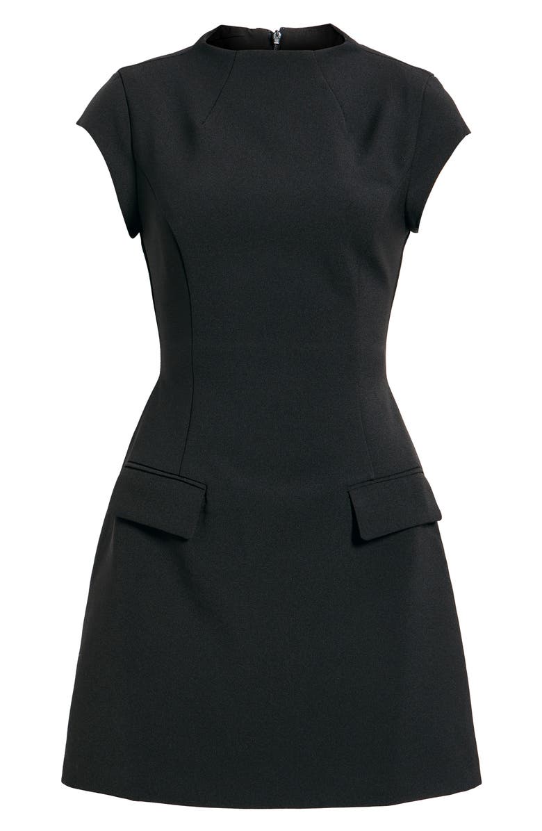Odd Muse The Ultimate Muse Cap Sleeve Minidress, Alternate, color, Black