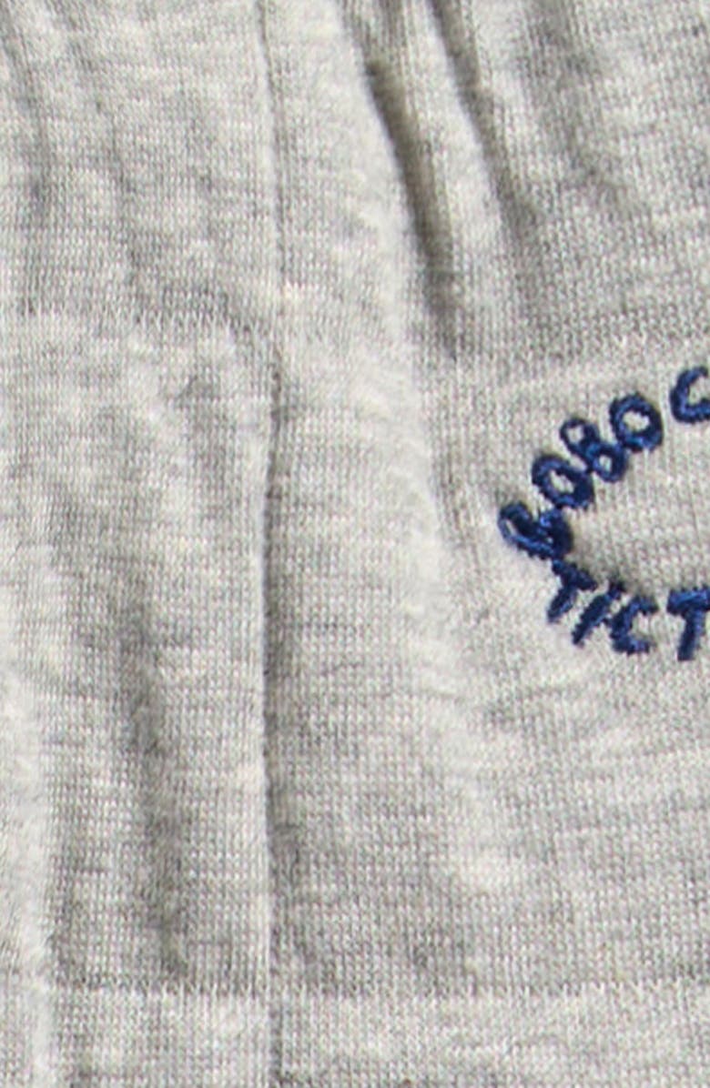 Bobo Choses Quilted Joggers, Alternate, color, Light Heather Grey