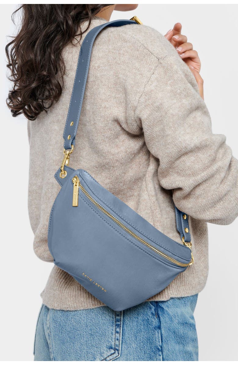 Katie Loxton Nylon-Luxe Belt Bag, Alternate, color, Blue Skye