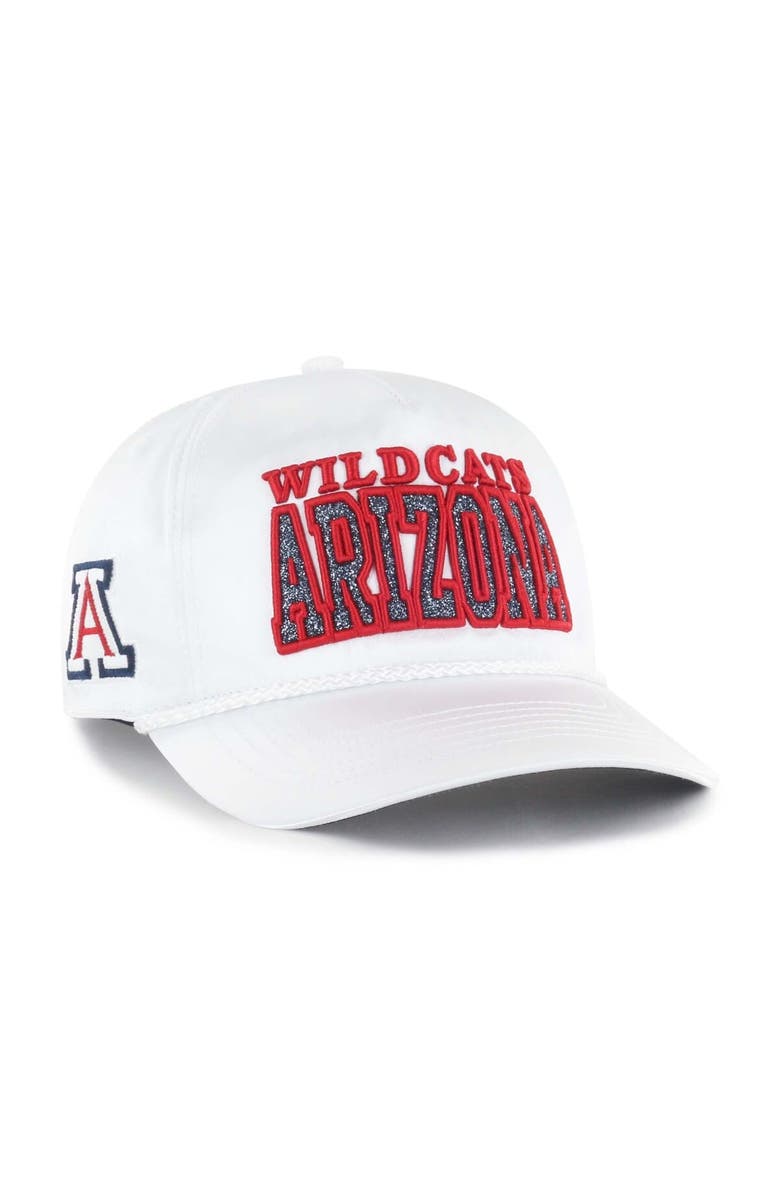 '47 Women's '47 White Arizona Wildcats Outspoken Hitch Adjustable Hat, Main, color, White