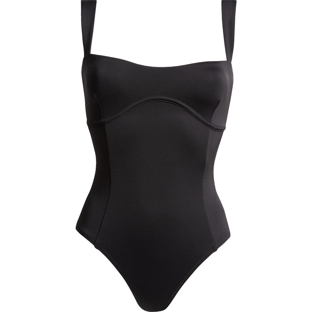 GOOD AMERICAN GOOD AMERICAN COMPRESSION ONE-PIECE SWIMSUIT