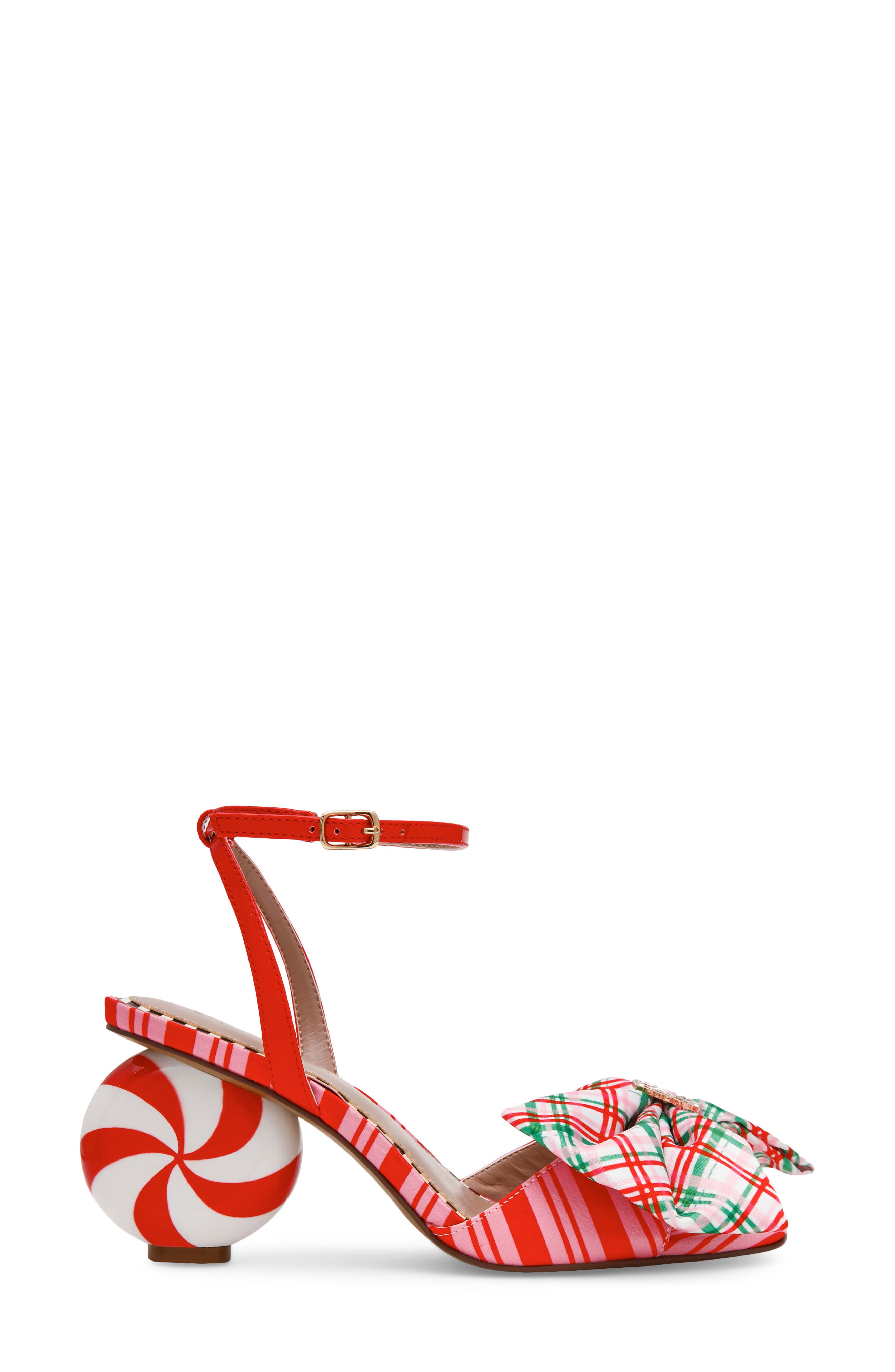 Rudolph Orb Heel Sandal, Alternate, color, RED/ PINK MULTI