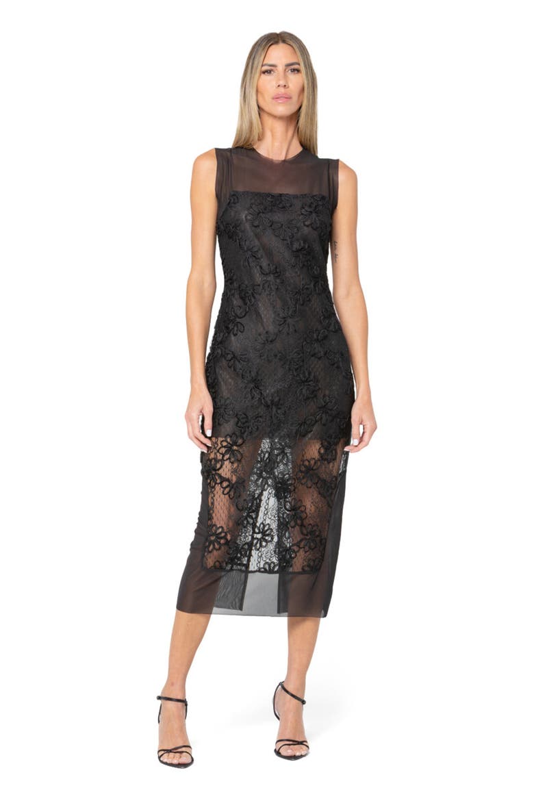 Cove Dress, Main, color, BLACK