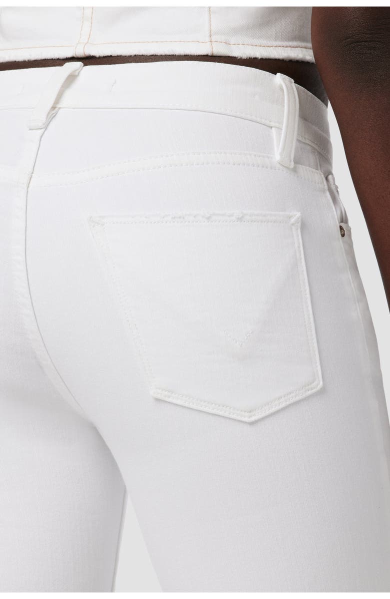 Hudson Jeans Nico Mid-Rise Straight Ankle, Alternate, color, Spring White