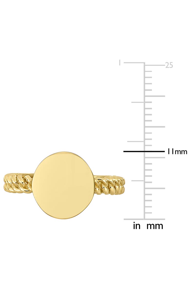 Julianna B. Disc Braided Ring 14k Yellow Gold, Alternate, color, 14K Gold