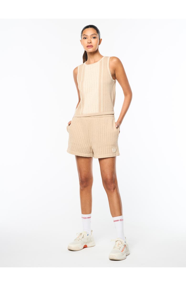 Sergio Tacchini Zola Knit Short, Alternate, color, Humus