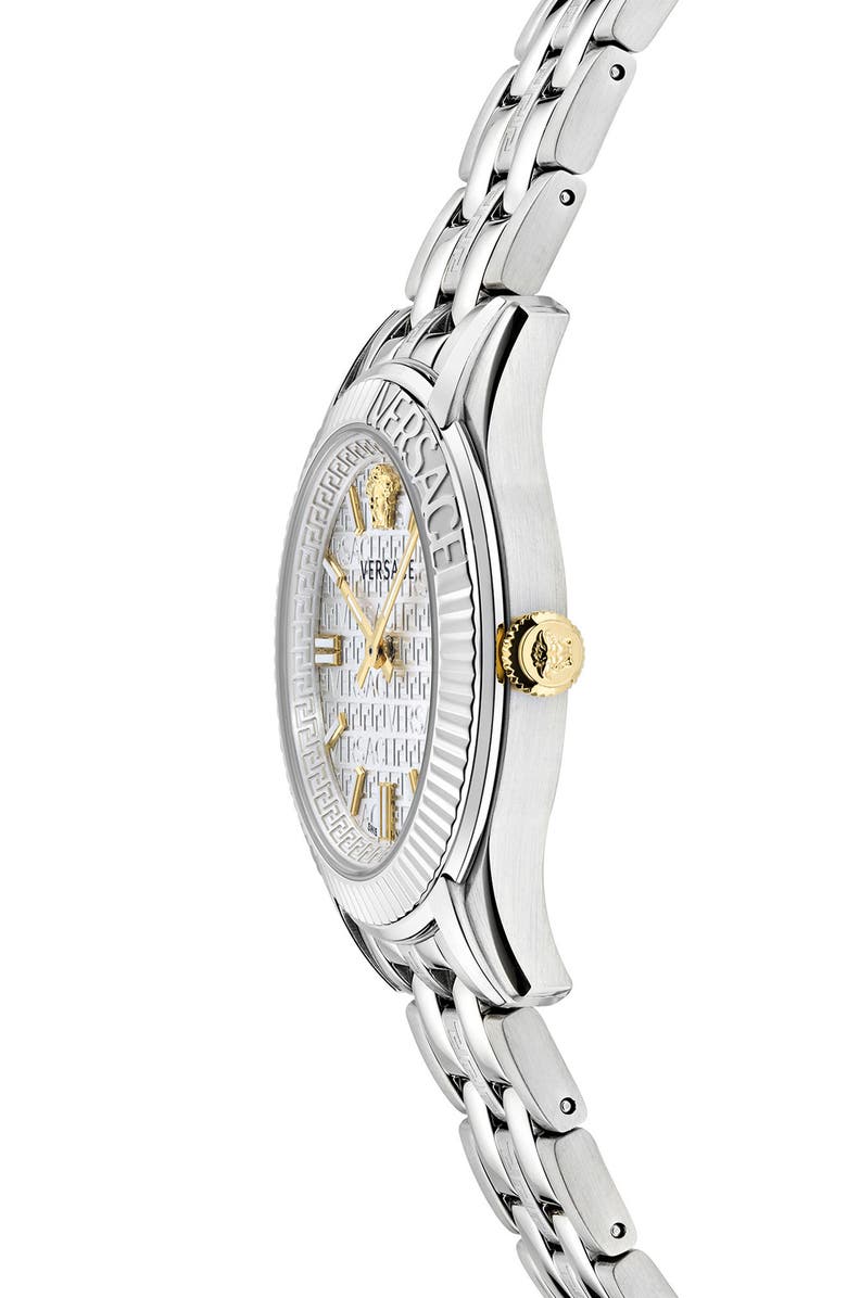 Versace Greca Time Bracelet Watch, 35mm, Alternate, color, 