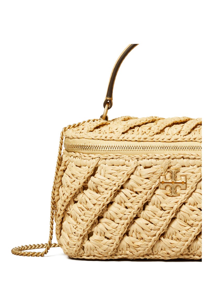 Kira Crochet Raffia Vanity Case (Women) | Nordstrom