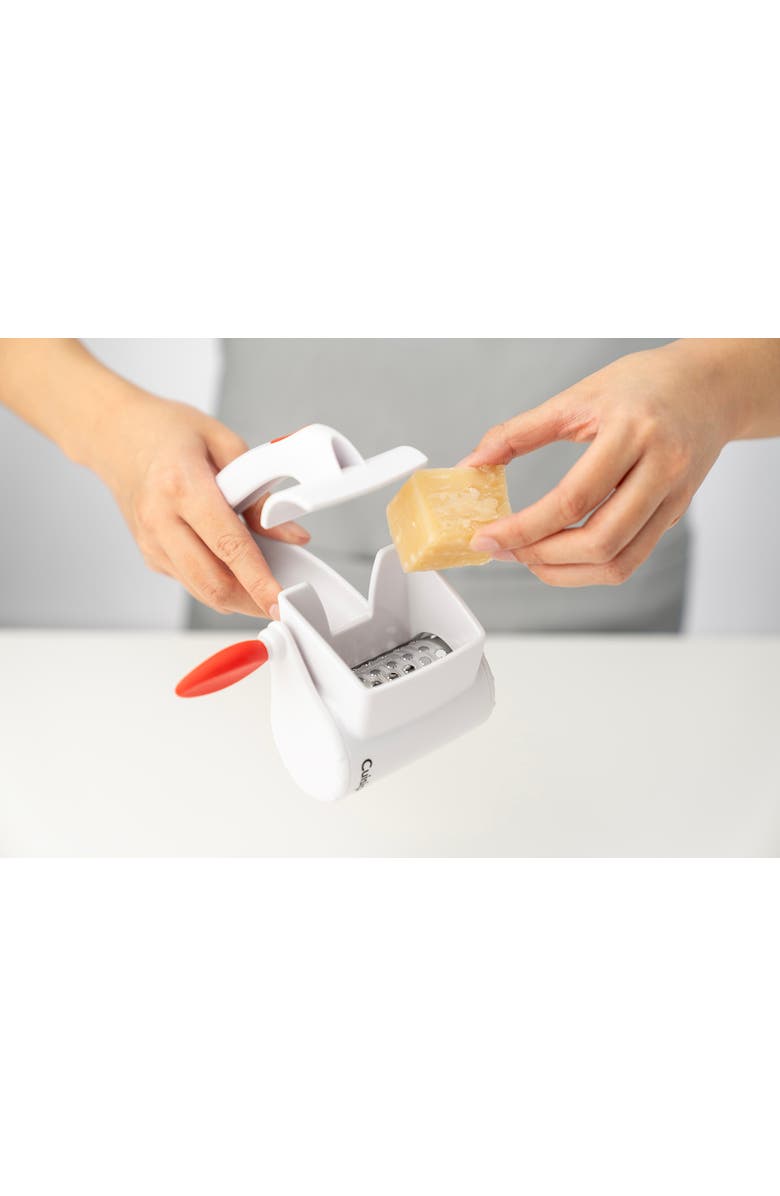 CUISIPRO Surface Glide Technology Rotary Dual Grater White, Alternate, color, White