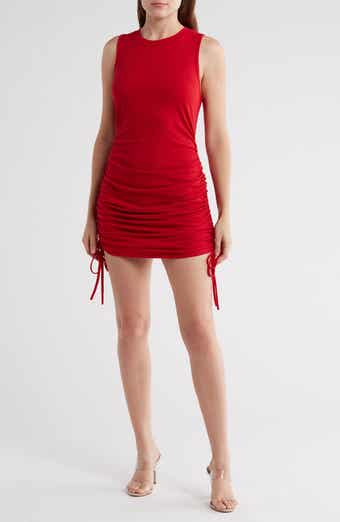 WISHLIST Side Ruched Tank Minidress