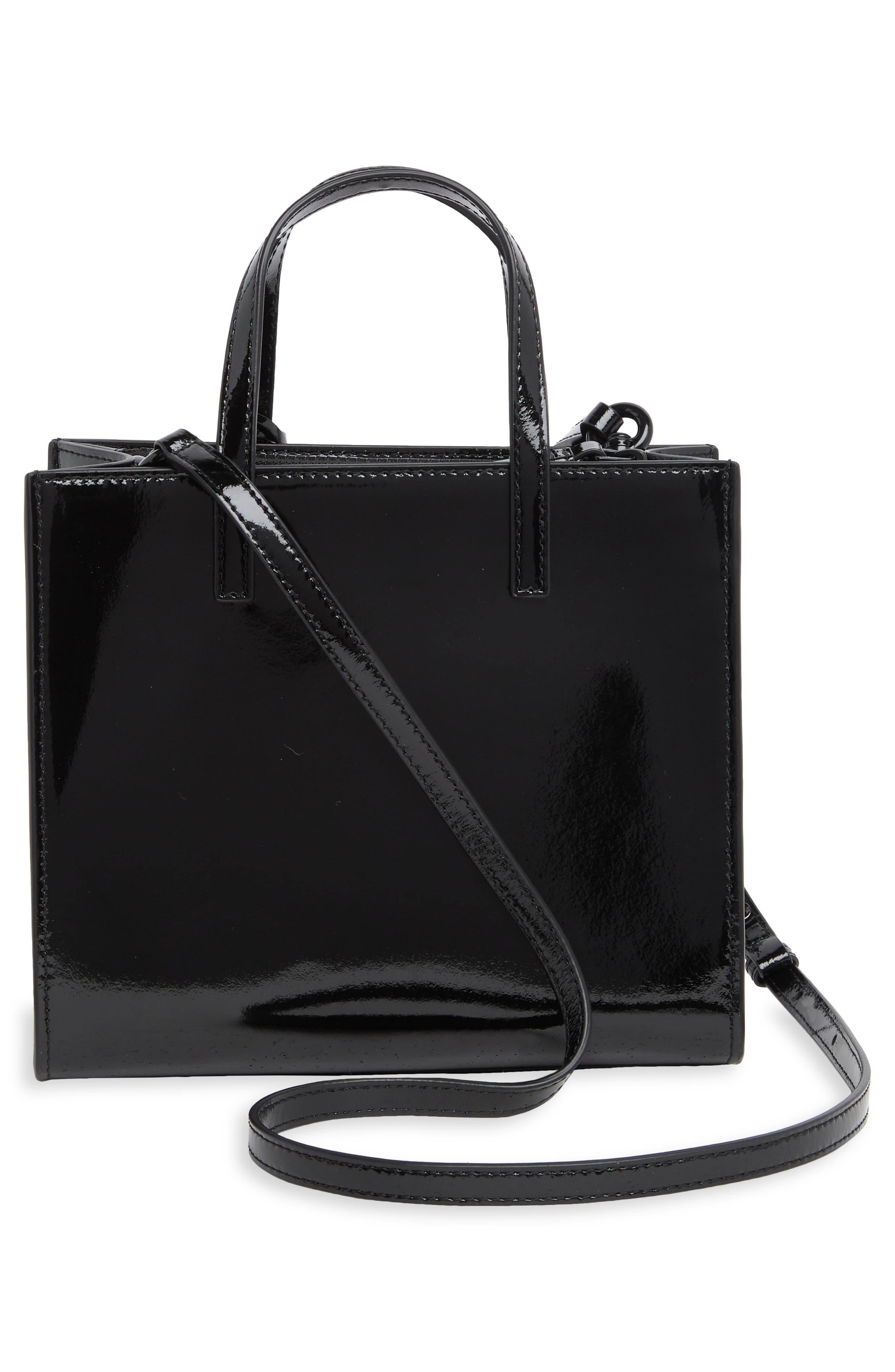 Marc Jacobs Mini Grind Tote Bag, Alternate, color, Black