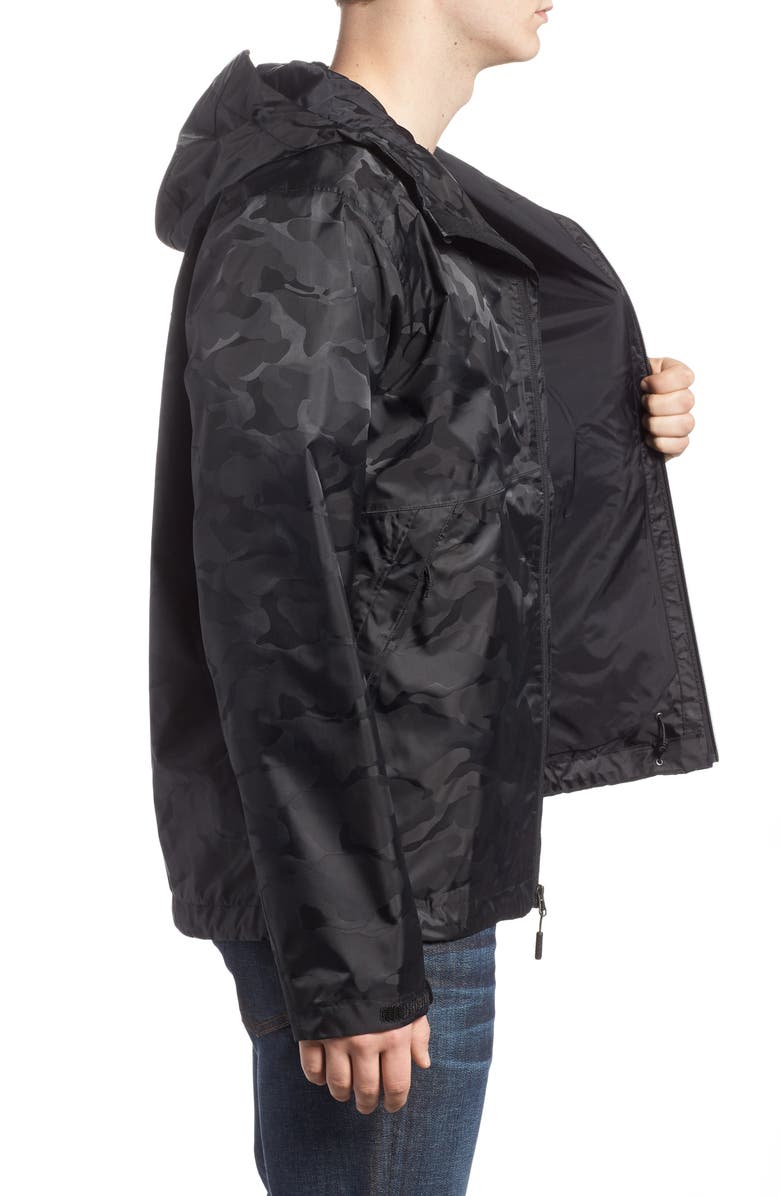 The North Face Millerton Hooded Waterproof Jacket, Alternate, color, 