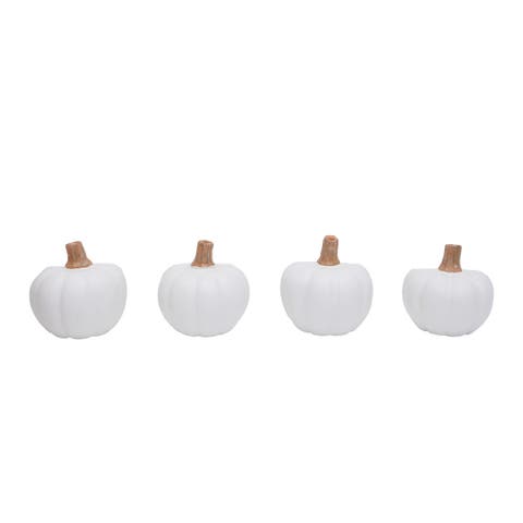 Pumpkin Extra Small - White Matte