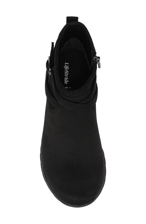 Lifestride Gates Wedge Bootie In Black