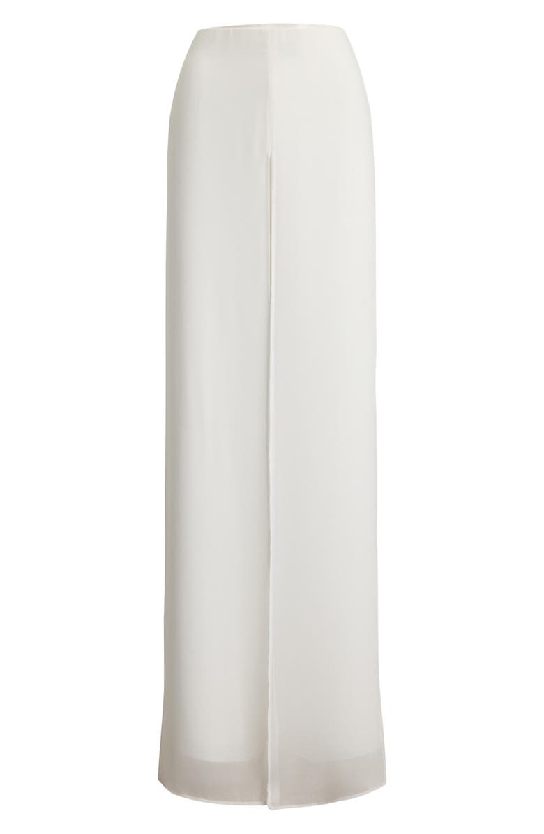 Lauren Ralph Lauren Paski Georgette Overlay Wide Leg Pants, Alternate, color, White