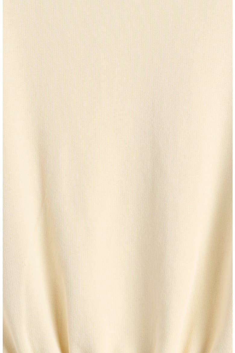 Kids' Appliqué Bow Sweatshirt, Alternate, color, BEIGE ANGORA HEART SWIRL