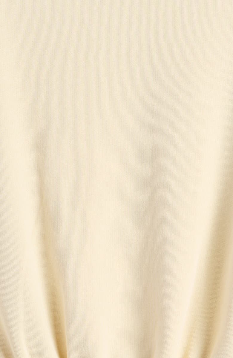 Treasure & Bond Kids' Appliqué Bow Sweatshirt, Alternate, color, Beige Angora Heart Swirl
