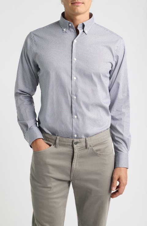 Greg Crown Long Sleeve Stretch Sport Shirt