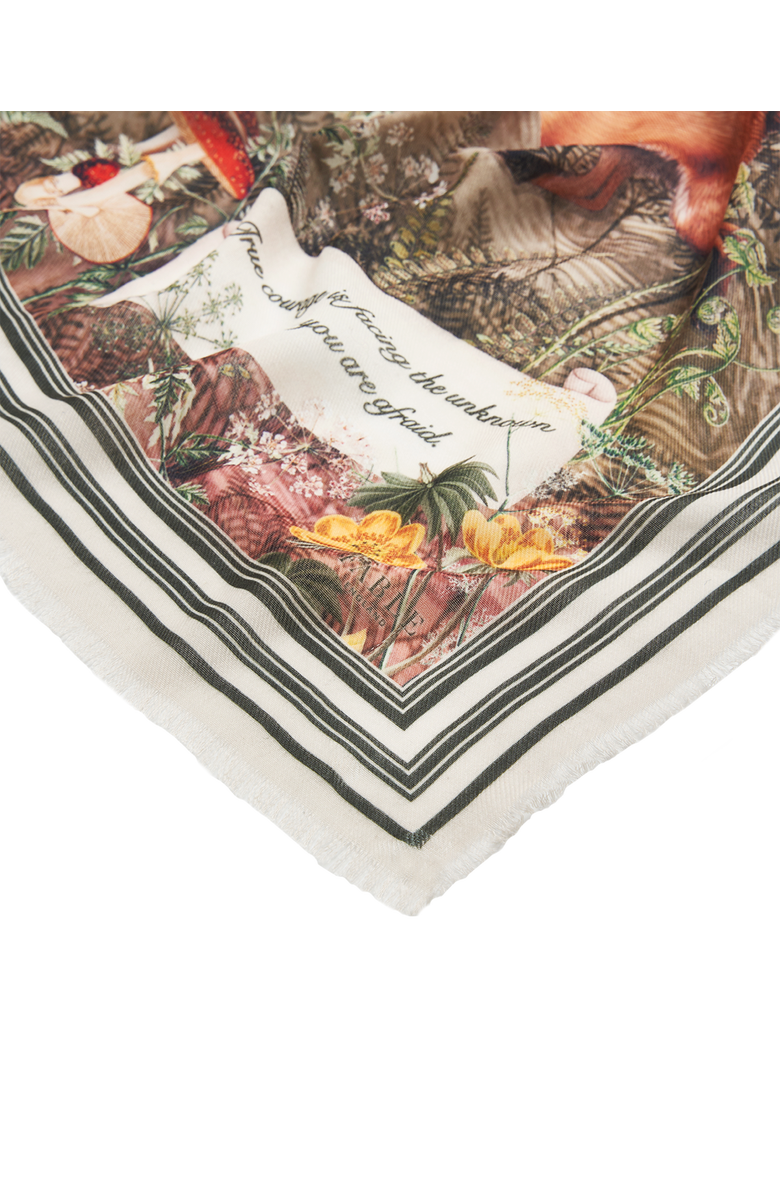 Fable England Woodland Tales Scarf, Alternate, color, Multi Colour