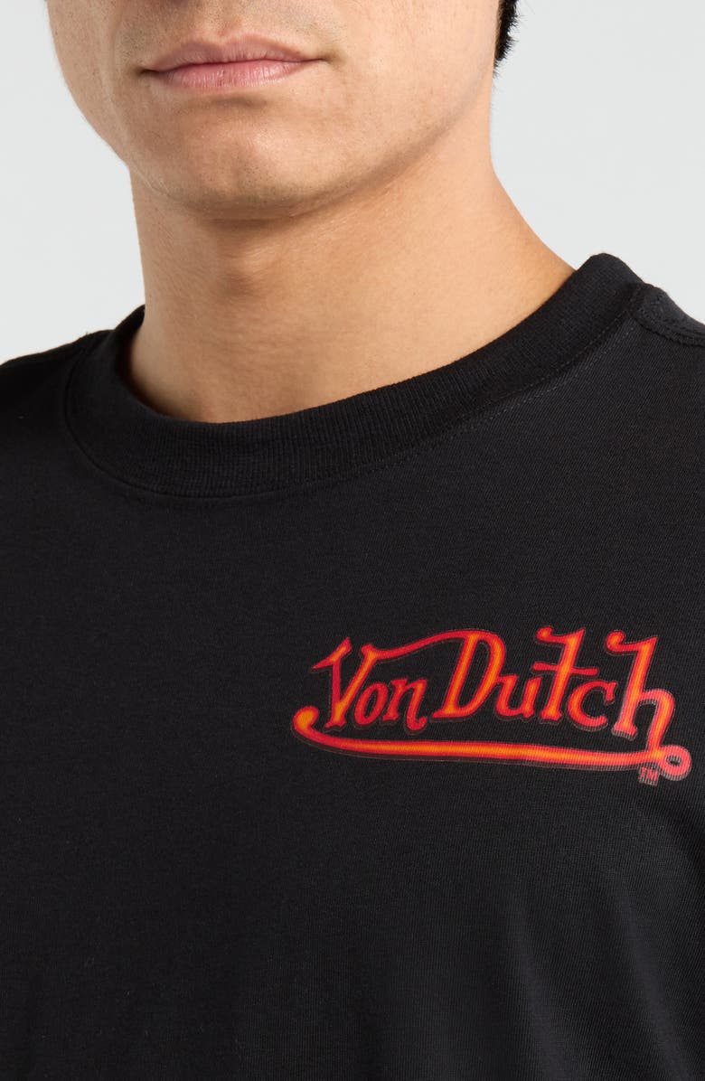 Von Dutch Oversize Graphic T-Shirt, Alternate, color, Jet Black