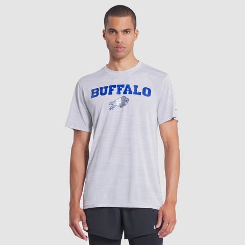 Men's Nike White Buffalo Bills 2025 Rivalries Collection Sideline Velocity Dri-FIT T-Shirt