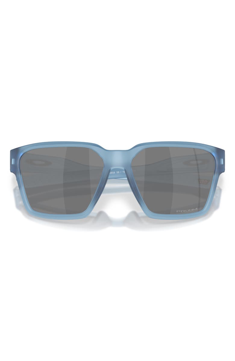 Oakley Briza 58mm Prizm<sup>™</sup> Square Sunglasses, Alternate, color, Matte Stonewash Prizm Iridium