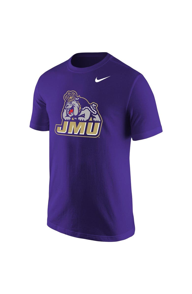 Nike Men's Nike Purple James Madison Dukes Big Logo T-Shirt, Alternate, color, 