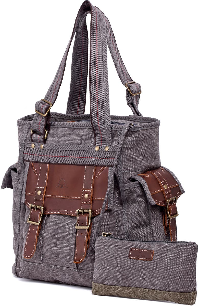 THE SAME DIRECTION Turtle Ridge Canvas Tote Bag, Alternate, color,