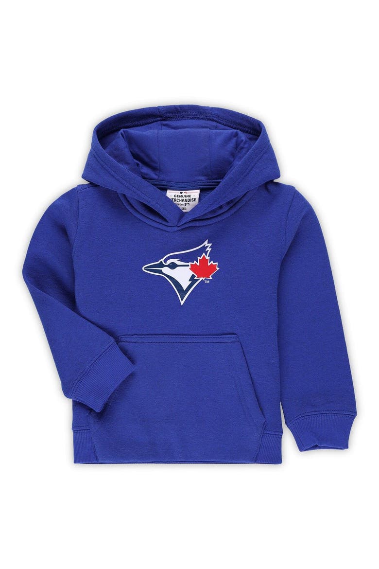 Toddler Royal Toronto Blue Jays Team Primary Logo Fleece Pullover Hoodie, Main, color, Royal