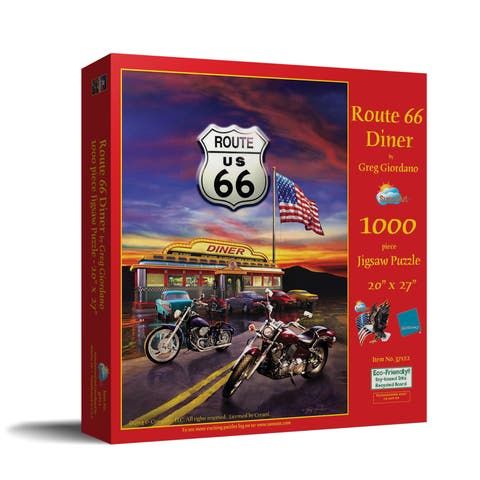 Route 66 Diner 1000 piece Jigsaw Puzzle for Adults