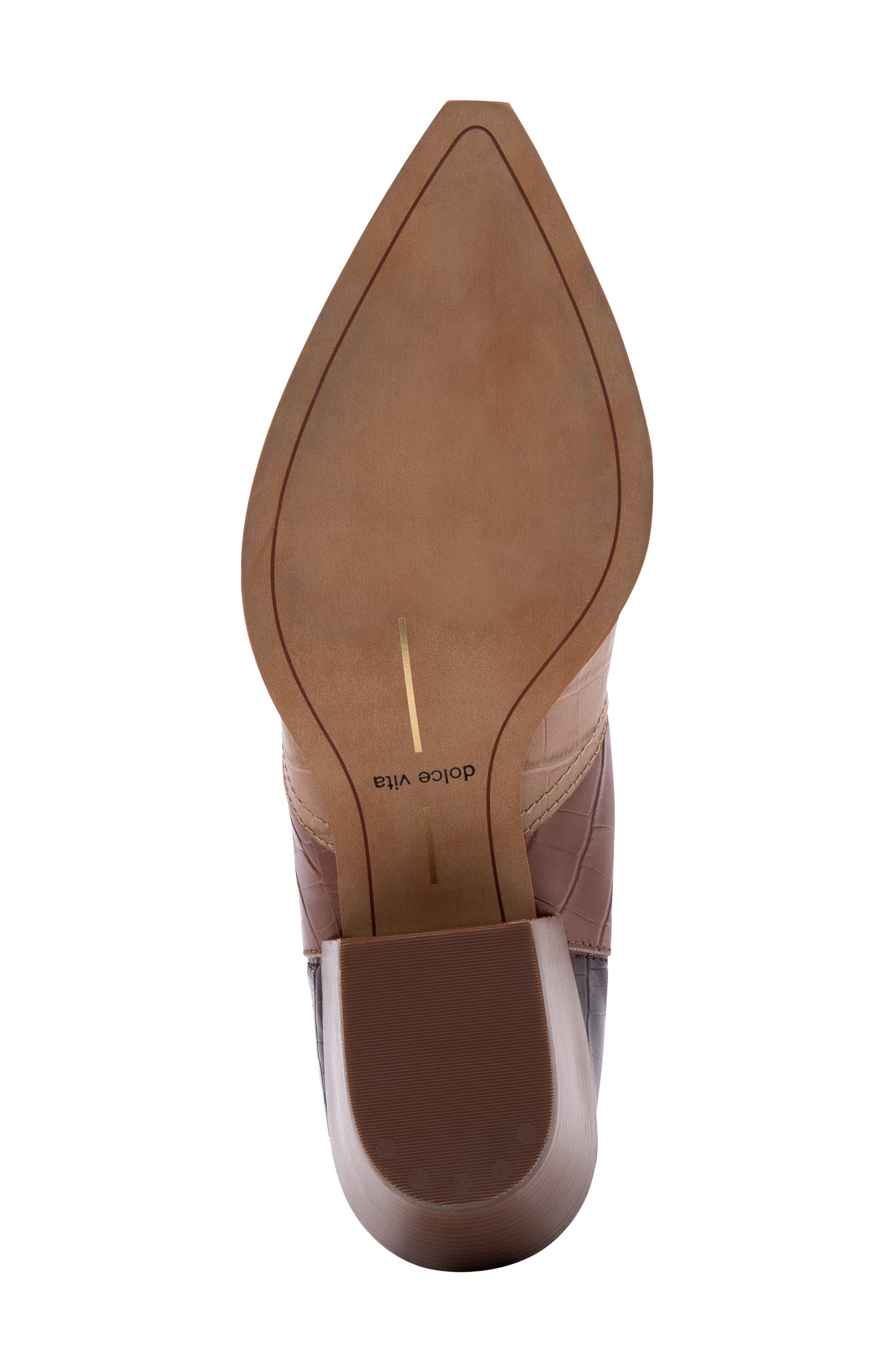 Serna Western Bootie, Alternate, color, BROWN MULTI