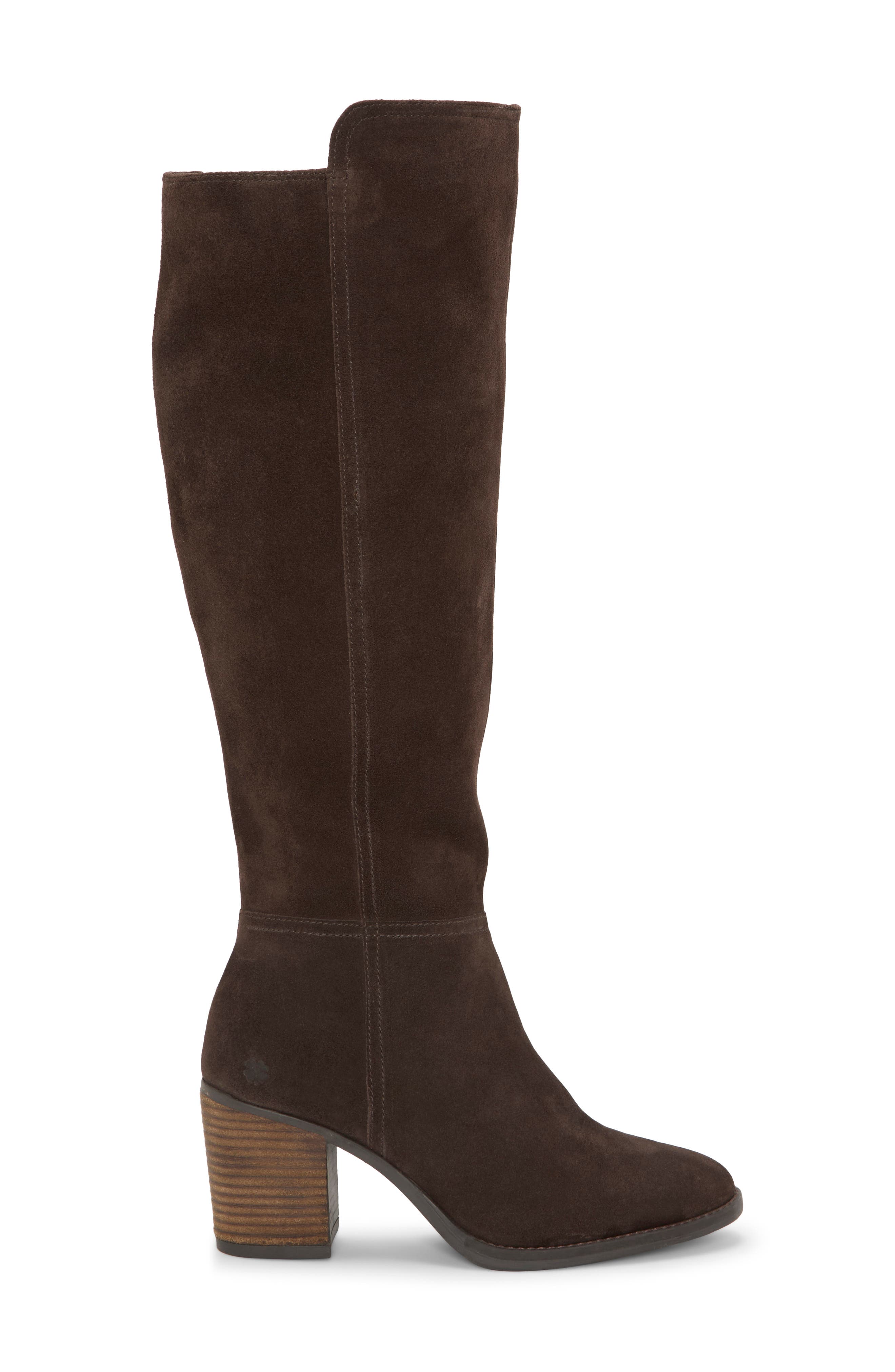 Bonnay Knee High Boot, Alternate, color, DARK CHOCOLATE