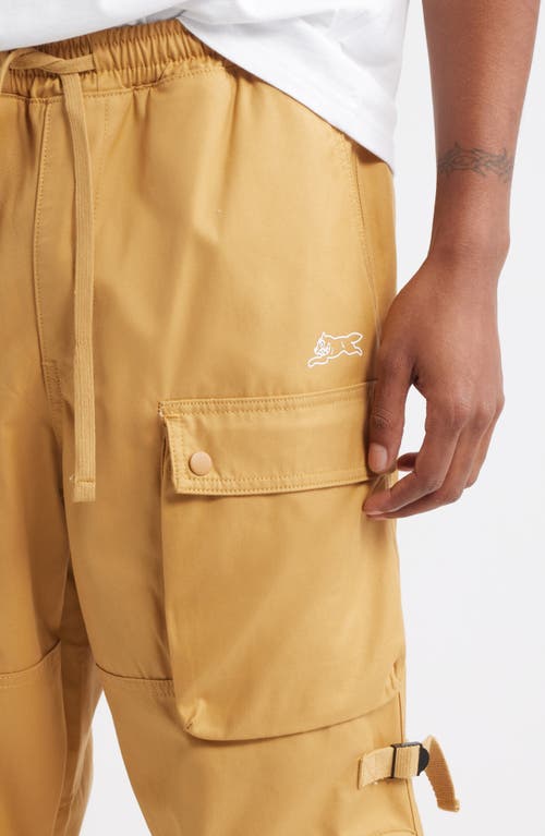 Icecream Big Bag Cotton Twill Cargo Pants In Red