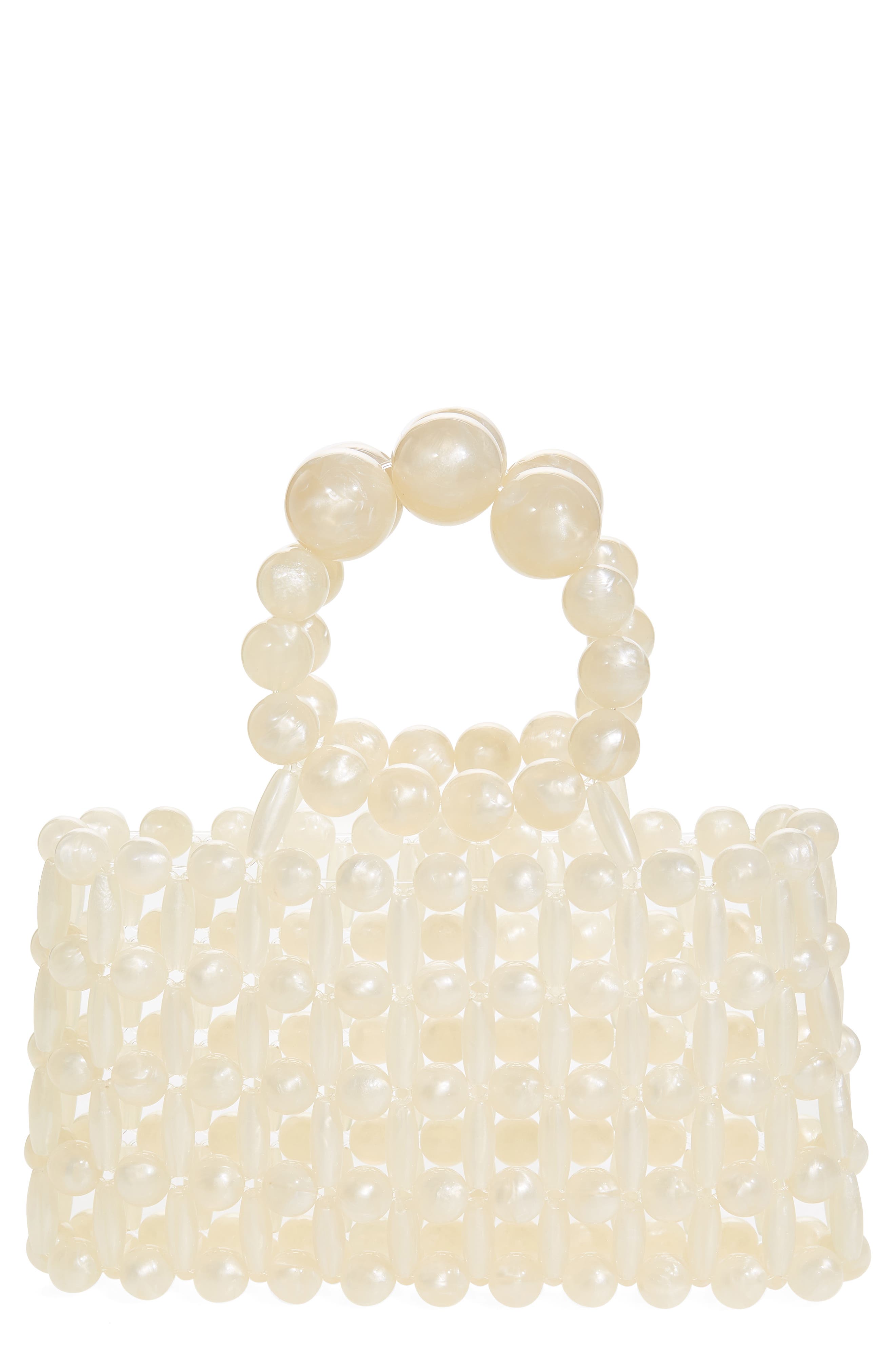 Cult Gaia Cora Beaded Handbag, Main, color, 