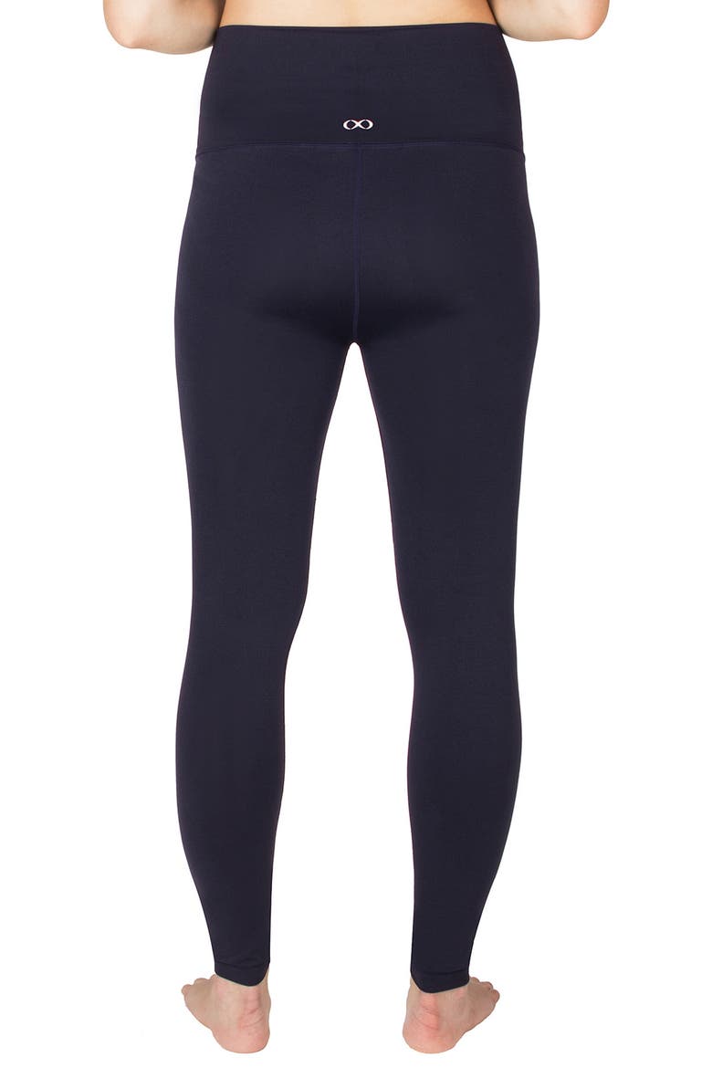 Seamless Yoga Maternity Leggings, Alternate, color, NAVY