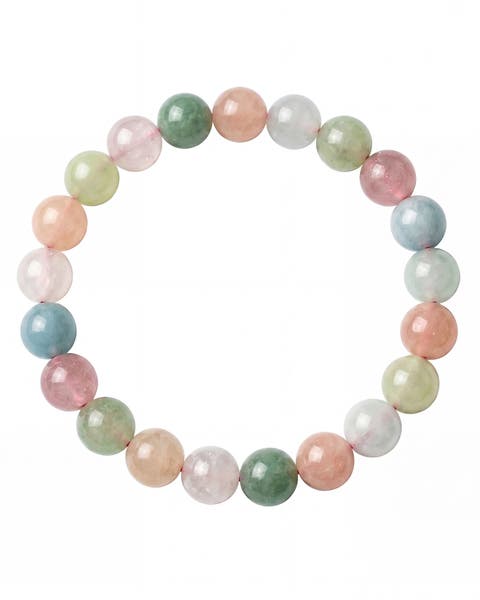 Billie Beaded jade stone bracelet