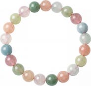 seree Billie Beaded jade stone bracelet